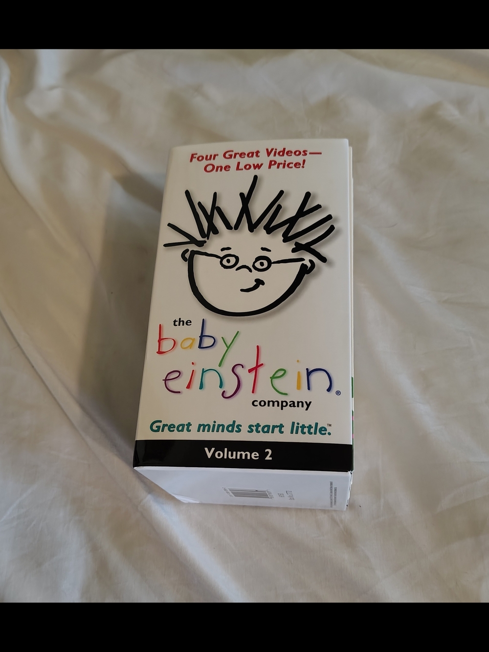 Rare Vintage Y2K Baby Einstein Vol. 2 Set Of 4 Educational Collectors VHS Tapes